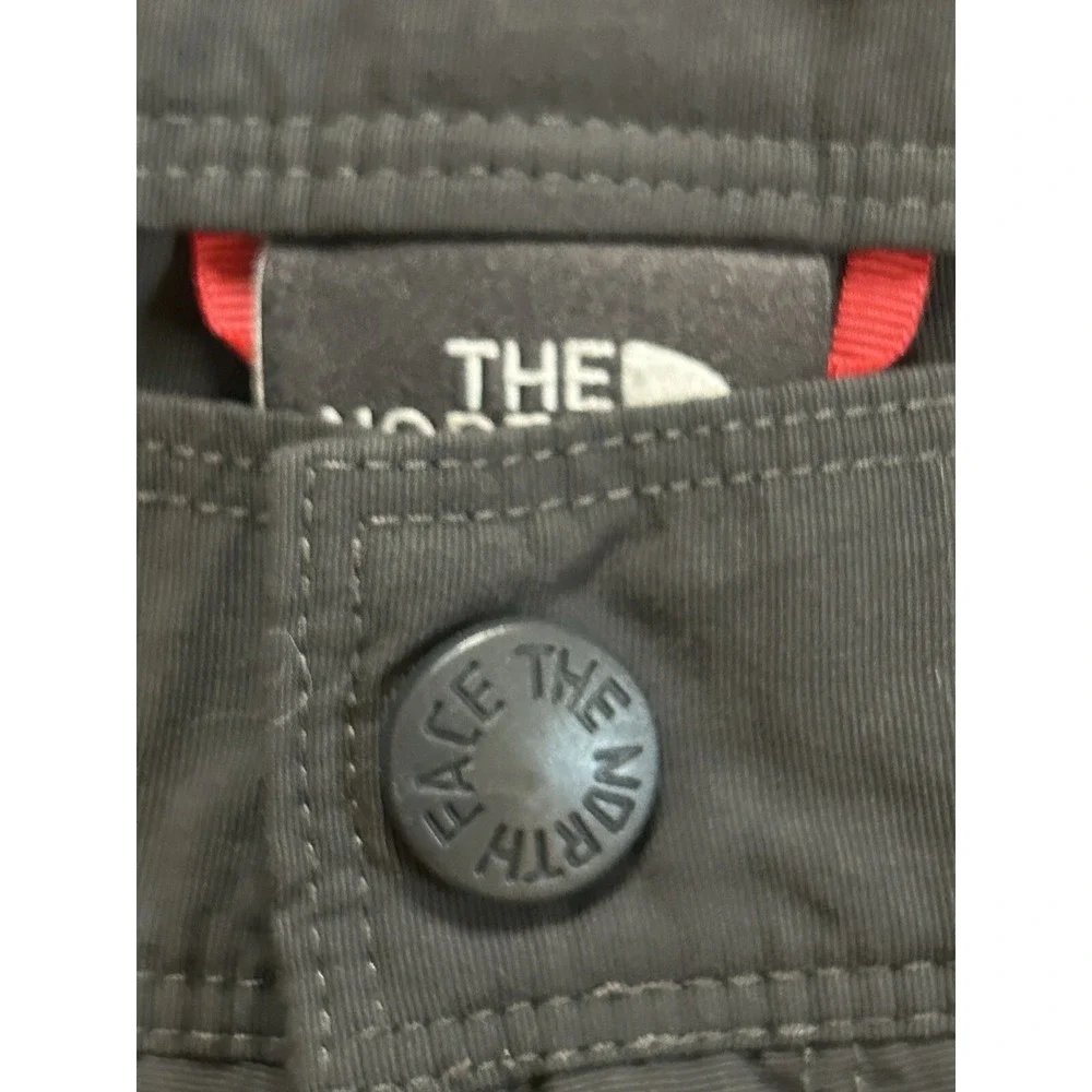 The North Face Men's Shorts Size 32 Nylon - Outdoor Hiking Charcoal Gray AXEZ